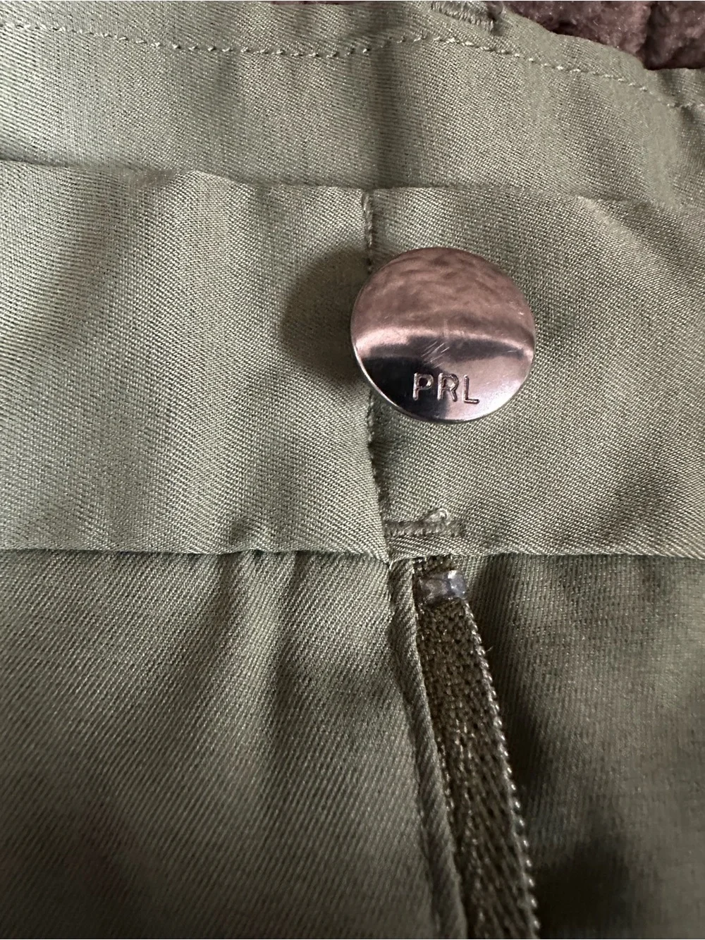 Polo by Ralph Lauren Olive Flat-Front Men’s Shorts Performance